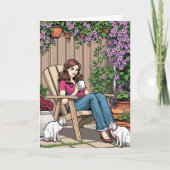 Koffie en katten | Dat is allemaal grappige vriend Kaart (Voorkant)