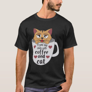 koffie en katten Mocha espresso cappuccino breekfa T-shirt