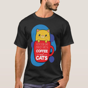 koffie en katten Mocha espresso cappuccino breekfa T-shirt