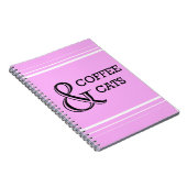 Koffie en katten Notitieboek (Rechterzijde)