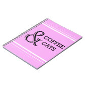 Koffie en katten Notitieboek (Linkerzijde)