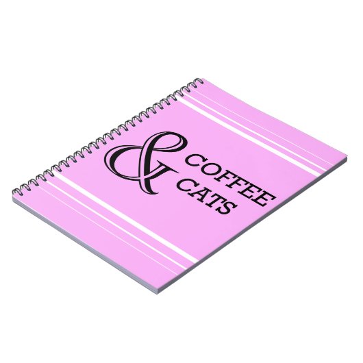 Koffie en katten Notitieboek (Linkerzijde)