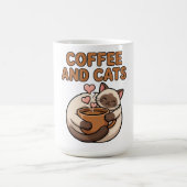 Koffie en katten Siamese mok (Center)