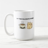 Koffie- en kattenmok koffiemok (Links)
