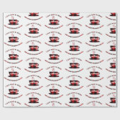 Koffie- en kerstfilms cadeaupapier (Vlak)