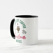Koffie en kerstfilms Mok (Voorkant links)
