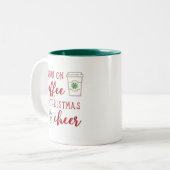 Koffie- en kerstkaartenMok Tweekleurige Koffiemok (Voorkant links)