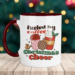 Koffie en kerstkoffie mok
