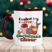 Koffie en kerstkoffie mok