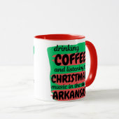 Koffie en kerstliedjes in Arkansas  Mok (Voorkant rechts)