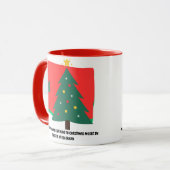 Koffie en kerstliedjes in Colorado Mok (Voorkant links)