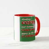 Koffie en kerstliedjes in Florida  Mok (Voorkant rechts)