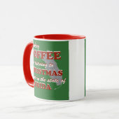 Koffie en kerstliedjes in Florida  Mok (Voorkant links)