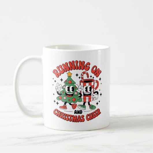 Koffie en kerstmis koffiemok (Links)