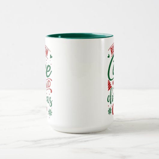 Koffie en kerstmis mok (Midden)