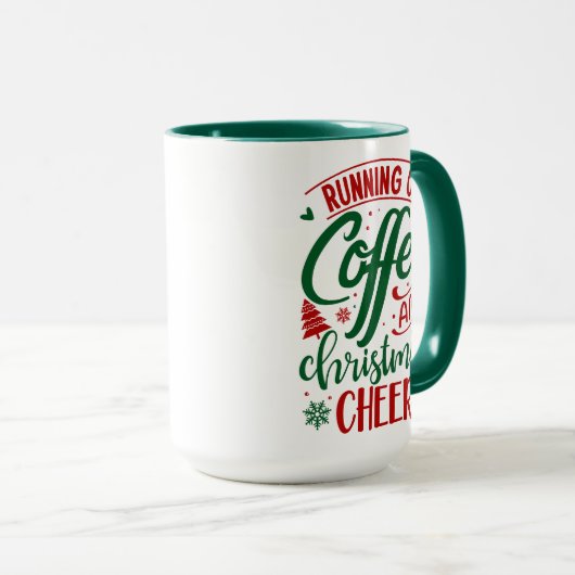 Koffie en kerstmis mok (Voorkant rechts)