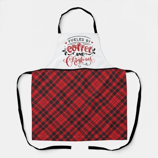 Koffie en kerstSchort Schort (Voorkant)
