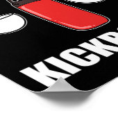 Koffie en kickboksen poster (Hoek)