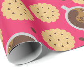 Koffie en koekjes cadeaupapier (Rol Hoek)