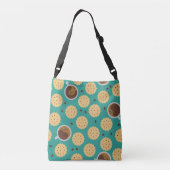 Koffie en koekjes crossbody tas (Achterkant)