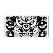 Koffie en koekjes en chocolade rubberstempel (Afrduk)