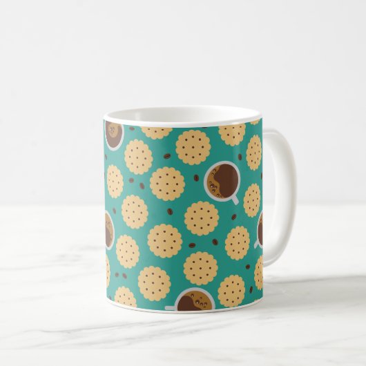 Koffie en koekjes koffiemok (Voorkant rechts)