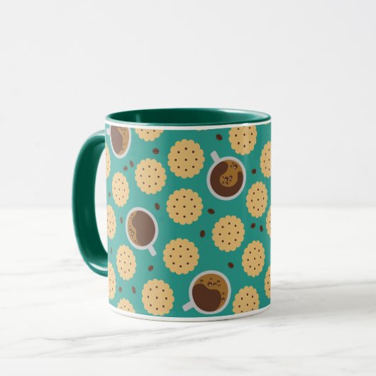 Koffie en koekjes mok (Voorkant links)