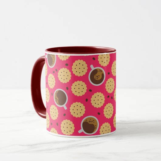 Koffie en koekjes mok (Voorkant links)