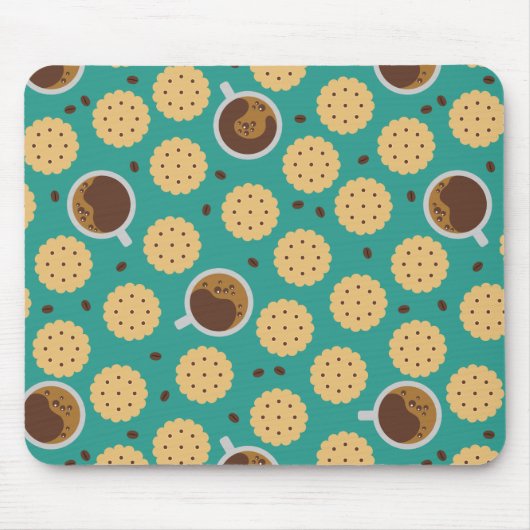 Koffie en koekjes muismat (Voorkant)