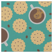 Koffie en koekjes stof (Close Up)