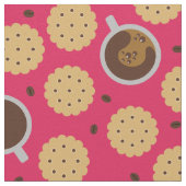 Koffie en koekjes stof (Close Up)