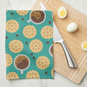 Koffie en koekjes theedoek (Quarter Fold)
