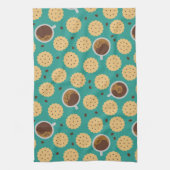 Koffie en koekjes theedoek (Verticaal)