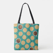 Koffie en koekjes tote bag (Achterkant)