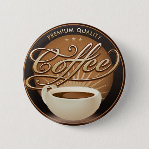 Koffie- en koffiebeker ronde button 5,7 cm