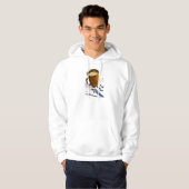 Koffie en kruiswoordpuzzel hoodie (Voorkant volledig)