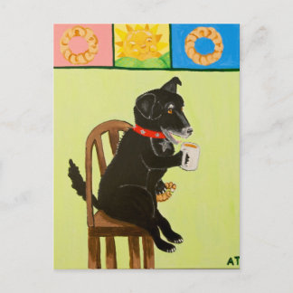 Koffie en krullers II Briefkaart