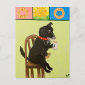 Koffie en krullers II Briefkaart (Voorkant)