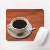 Koffie en lepel muismat (Met muis)