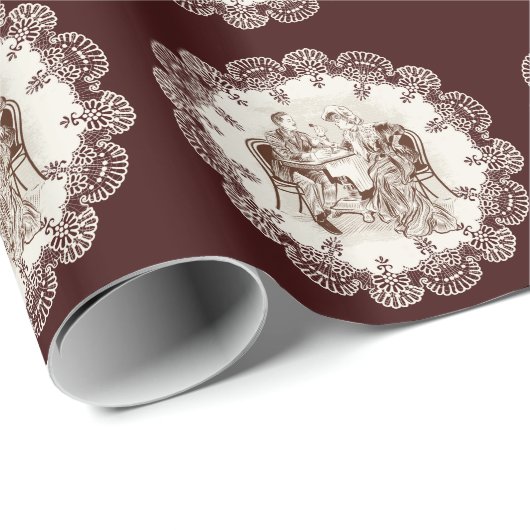 koffie en liefde cadeaupapier (Rol Hoek)