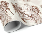 koffie en liefde cadeaupapier (Rol Hoek)