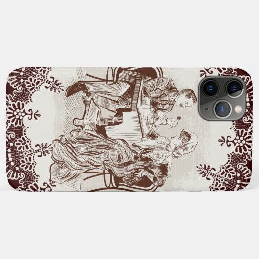 koffie en liefde Case-Mate iPhone case (Achterkant (horizontaal))