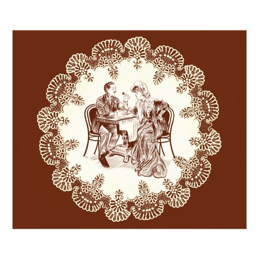 koffie en liefde foto afdruk (Voorkant)