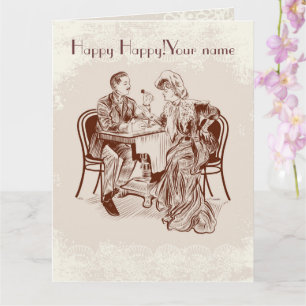 koffie en liefde kaart