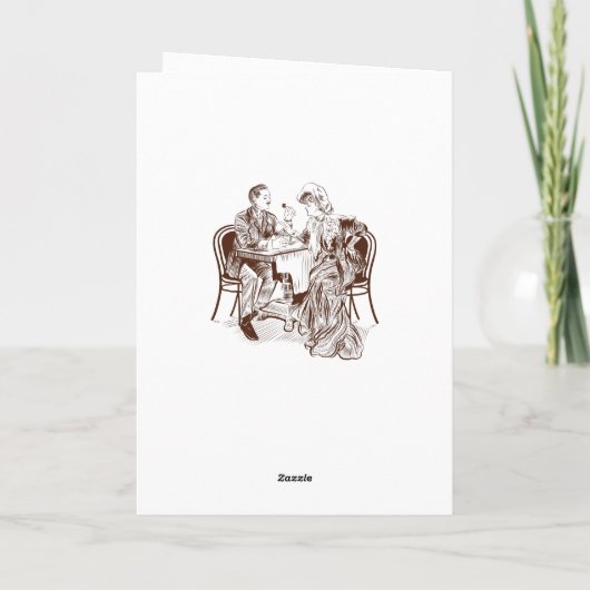 koffie en liefde kaart (Achterkant)