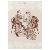 koffie en liefde klembord (Achterkant)