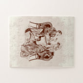 koffie en liefde legpuzzel (Horizontaal)