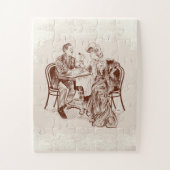 koffie en liefde legpuzzel (Verticaal)