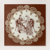 koffie en liefde legpuzzel (Verticaal)