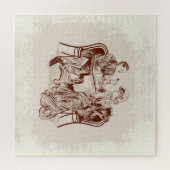 koffie en liefde legpuzzel (Horizontaal)